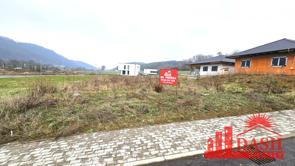 SOLD - Building plot for sale 743 m2, Trenčianske Teplice, Kaňová residence