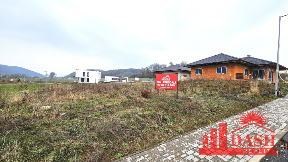 SOLD - Building plot for sale 743 m2, Trenčianske Teplice, Kaňová residence