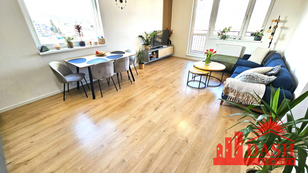 REZERVOVANÉ -Na predaj zariadený 3 izbový byt v novostavbe, 72 m2, Trenčín, Rezidencia Zlatovská