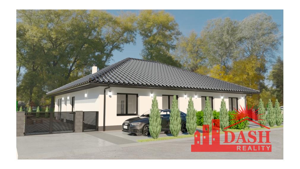 RESERVED - For sale new 4-room family house with terrace, 374 m2, Trenčianske Mitice