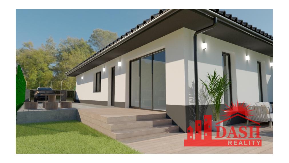 RESERVED - For sale new 4-room family house with terrace, 374 m2, Trenčianske Mitice