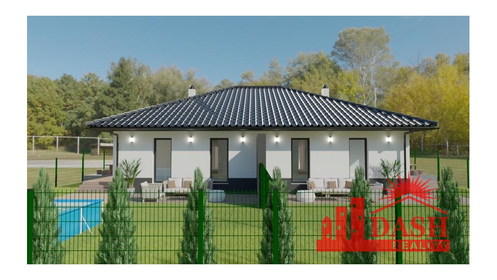 RESERVED - For sale new 4-room family house with terrace, 374 m2, Trenčianske Mitice