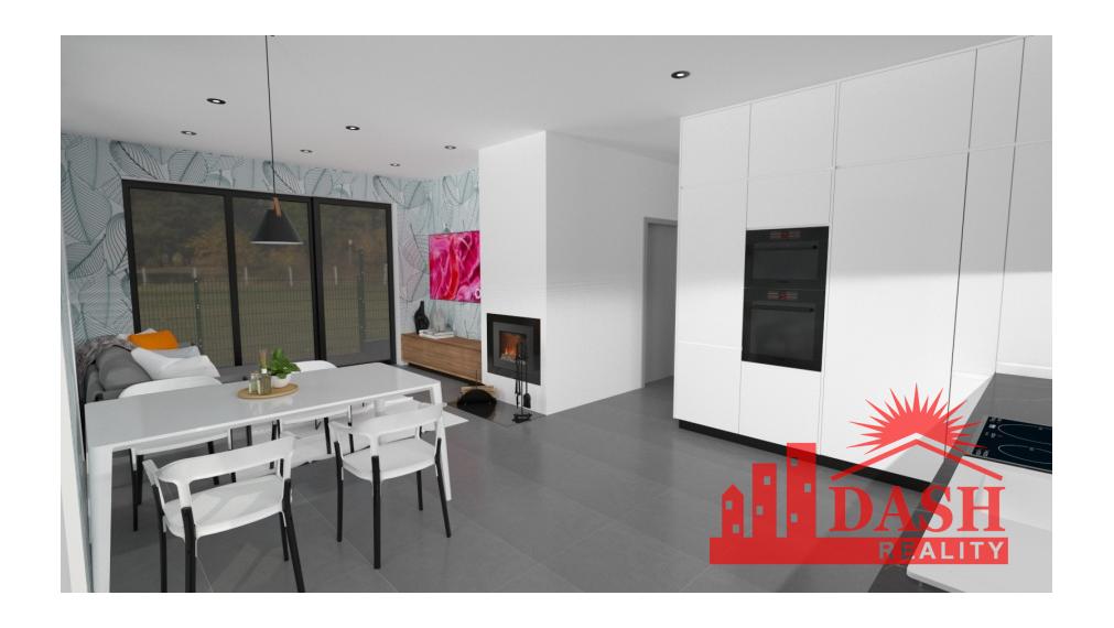 RESERVED - For sale new 4-room family house with terrace, 374 m2, Trenčianske Mitice