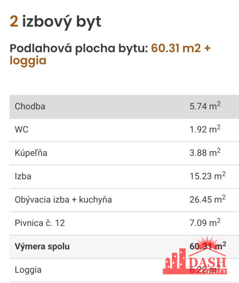 Na predaj 2 izbový byt s park. miestom v novostavbe, Trenčín, 60 m2, Halalovka