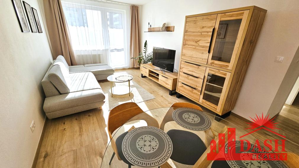 RENT OUT - For rent 3-room apartment in a new building with a garage and parking space, Trenčín, Zlatovská