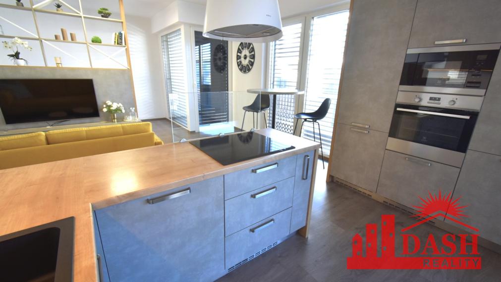 Na prenájom pekný zariadený byt v Trenčíne, 59 m2, Karpatská, rezidencia Green Bay