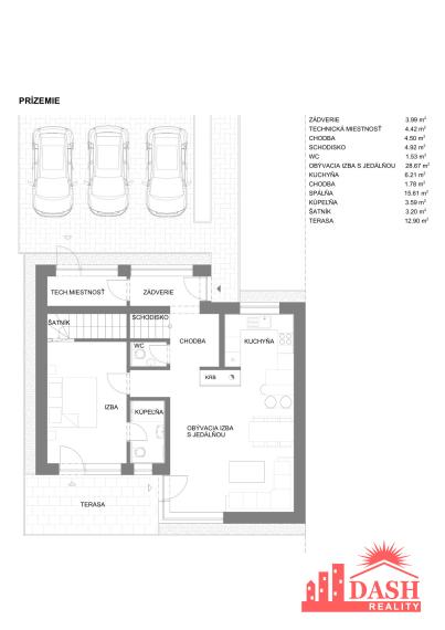 Na predaj 5-izbový nízkoenergetický rodinný dom v Trenčíne – časť Záblatie, ulica Lúčky