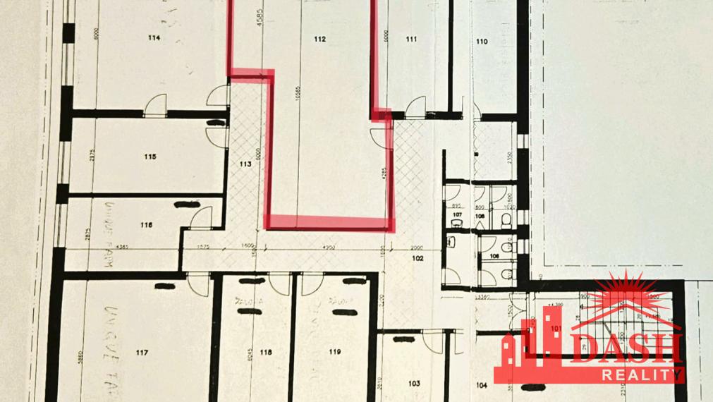 Na prenájom klimatizovaný kancelársky priestor blízko centra mesta, 50 m2, Trenčín, ul. Piaristická