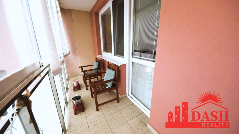 Na predaj 3 izbový byt so zasklenou lodžiou, 66 m2, Trenčín, ul. Clementisova