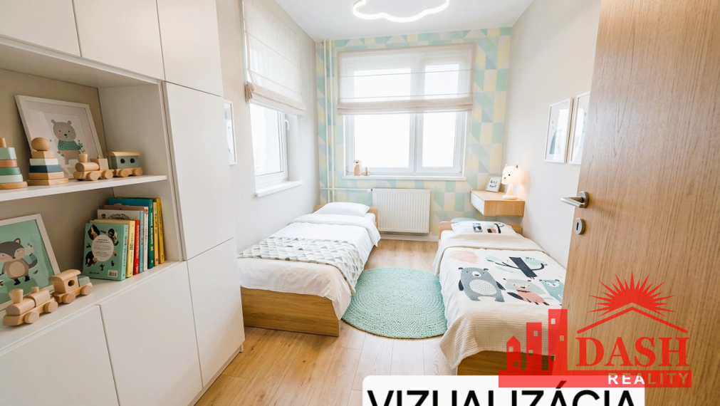 Na predaj 3 izbový byt so zasklenou lodžiou, 66 m2, Trenčín, ul. Clementisova