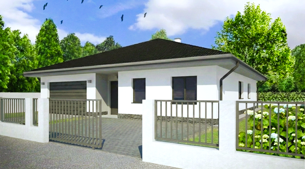 Na predaj novostavba 4 izbový bungalov s terasou, 528 m2, Trenčín