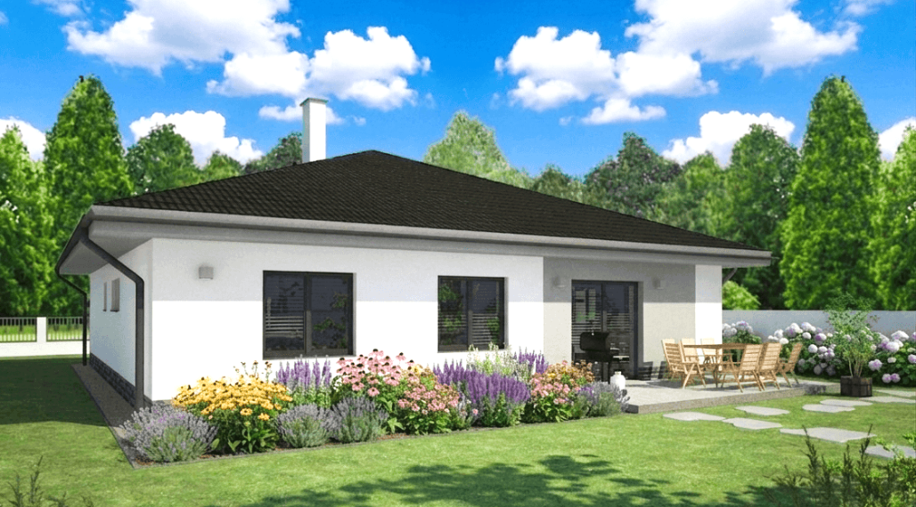 For sale new 4-room bungalow with terrace, 528 m2, Trenčín