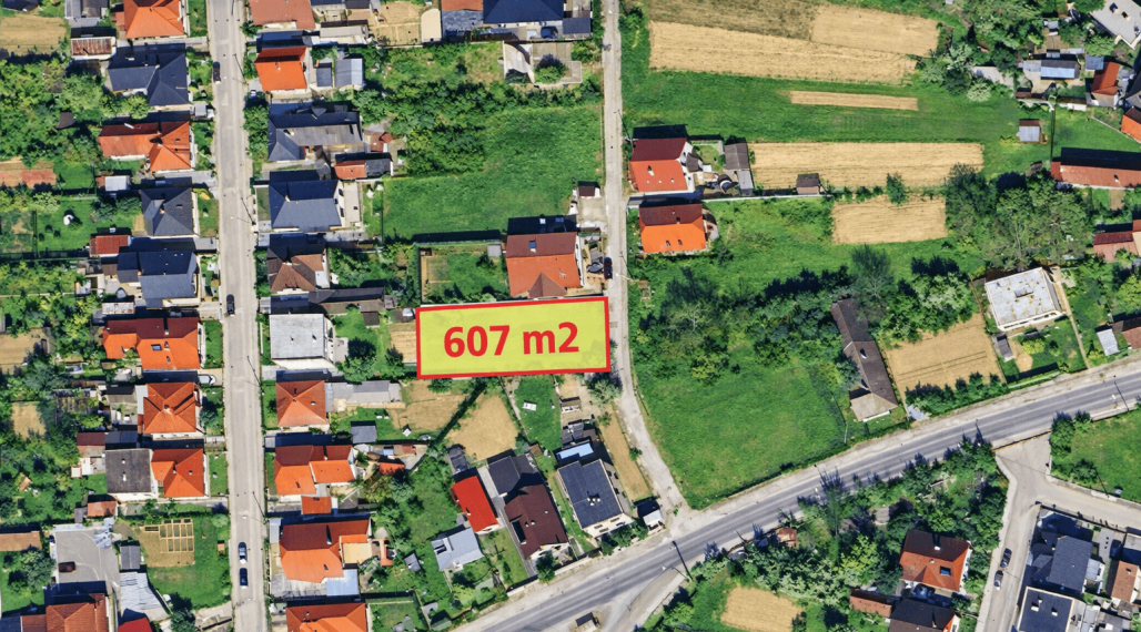 Na predaj stavebný pozemok s projektom a povolením, 607 m2,Trenčianska Turná