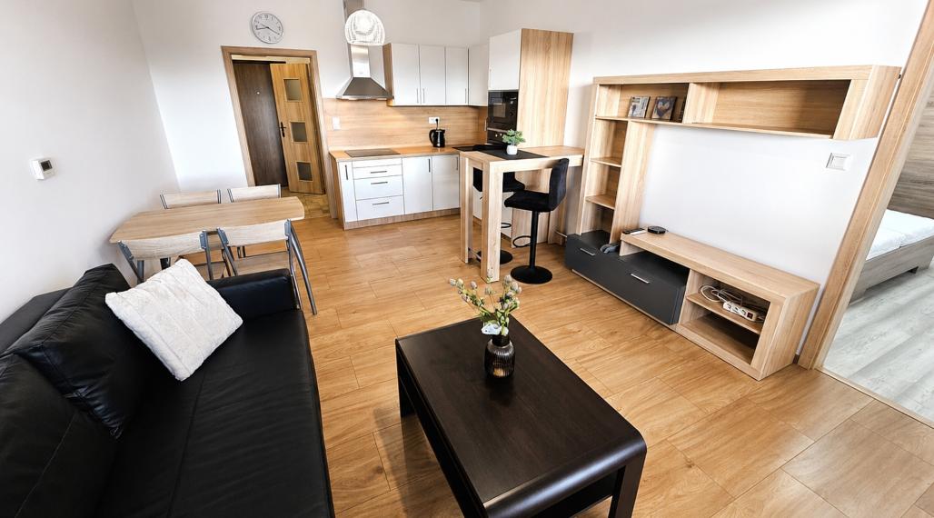 For rent, 2-room apartment with loggia and parking space, Trenčín, Saratovská