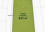 Stavebný pozemok | Horňany | okres Trenčín | 833 m2