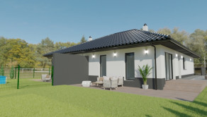 Na predaj novostavba 4 izbový rodinný dom s terasou, 374 m2, Trenčianske Mitice