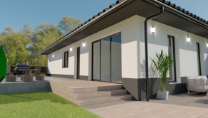 Na predaj novostavba 4 izbový rodinný dom s terasou, 374 m2, Trenčianske Mitice