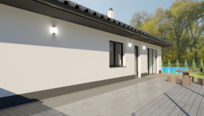 Na predaj novostavba 4 izbový rodinný dom s terasou, 374 m2, Trenčianske Mitice