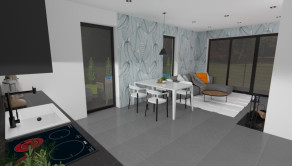 Na predaj novostavba 4 izbový rodinný dom s terasou, 374 m2, Trenčianske Mitice