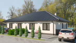 Na predaj novostavba 4 izbový rodinný dom s terasou, 374 m2, Trenčianske Mitice