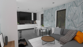 Na predaj novostavba 4 izbový rodinný dom s terasou, 374 m2, Trenčianske Mitice