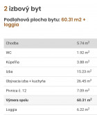 Na predaj 2 izbový byt s park. miestom v novostavbe, Trenčín, 60 m2, Halalovka