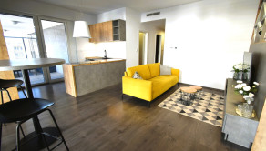 Na prenájom pekný zariadený byt v Trenčíne, 46 m2, Karpatská, rezidencia Green Bay