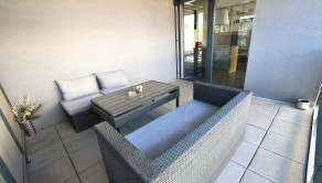 Na prenájom pekný zariadený byt v Trenčíne, 46 m2, Karpatská, rezidencia Green Bay