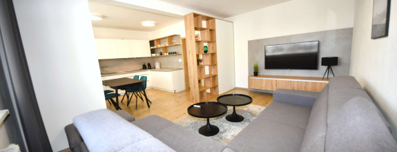 For sale 2-room apartment with garage in a new building, Trenčín, 72 m2, Zlatovská residence