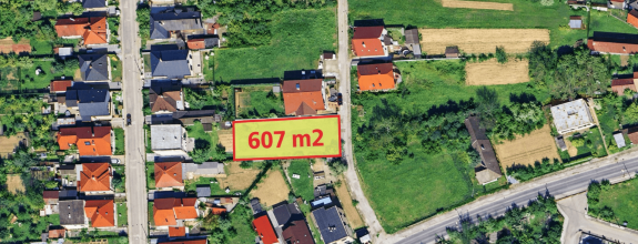 Building land for sale with project and permit, 607 m2, Trenčianska Turná