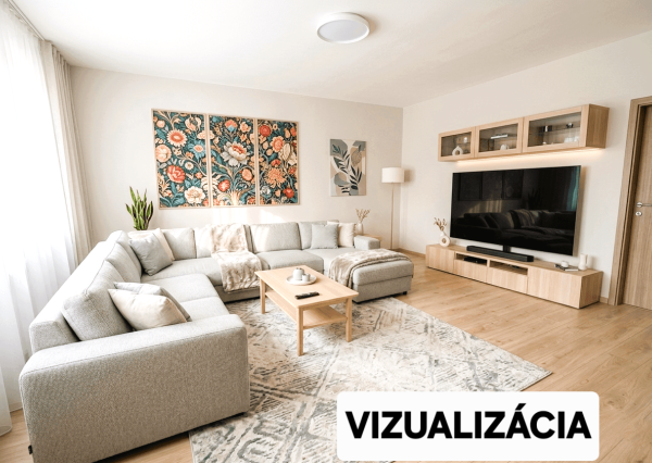 Na predaj 3 izbový byt so zasklenou lodžiou, 66 m2, Trenčín, ul. Clementisova