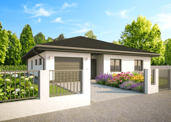 Na predaj novostavba 4 izbový bungalov s terasou, 528 m2, Trenčín