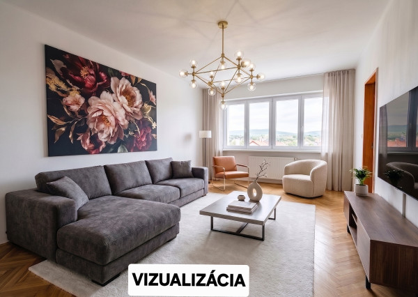 Na predaj | 4 izbový byt | 2 balkóny | Nemšová | 101 m2