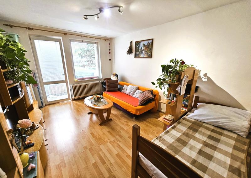 Na prenájom zariadená garsónka s balkónom, Trenčín, Staničná - Na prenájom zariadená garsónka s balkónom, Trenčín, Staničná